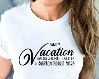 Custom Vacation Shirt, Family Matching Vacation Shirts, Vacation Shirts for Family, Family Summer Vacay Shirts, Family Trip 2024 Shirts