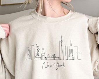 New York Sweatshirt, Gift for New Yorker Sweatshirt, New York Lover Gift, East Coast Sweatshirt, New York City Sweatshirt, New York Sweat