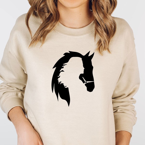 Horse lover sweatshirts clearance