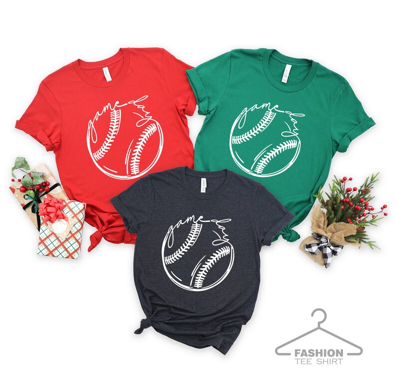 Baseball Game Day Shirt Baseball Love Tshirt Gift for the Etsy