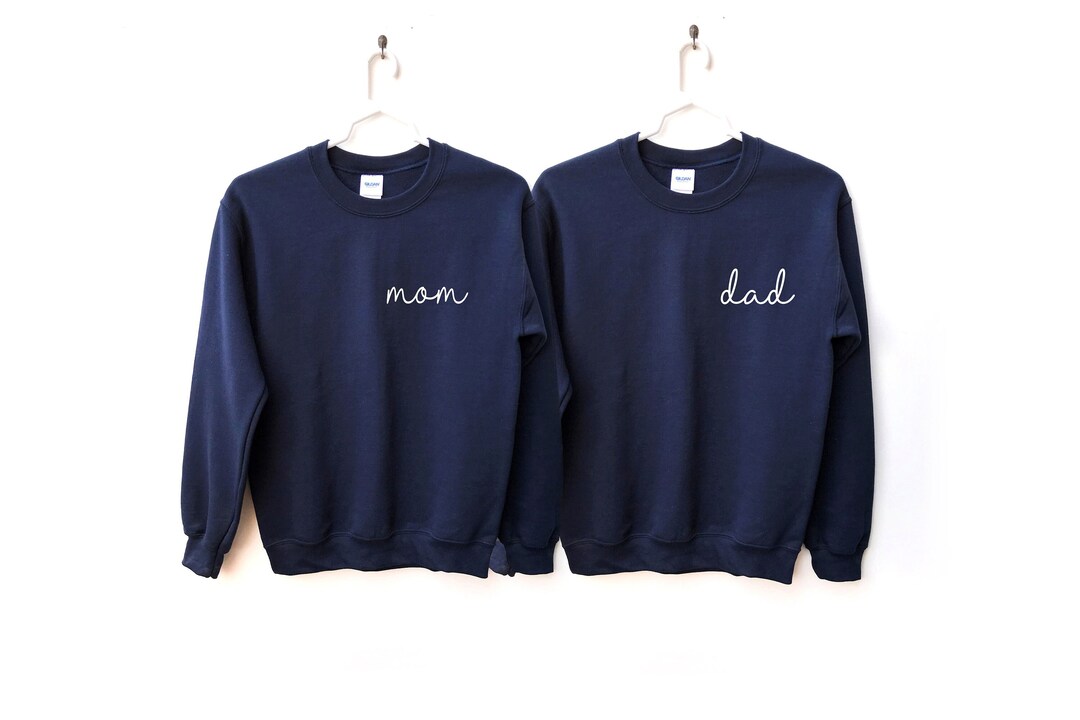 Pocket Mom and Dad Sweatshirt, Mommy Sweatshirt, Daddy Sweatshirt ...