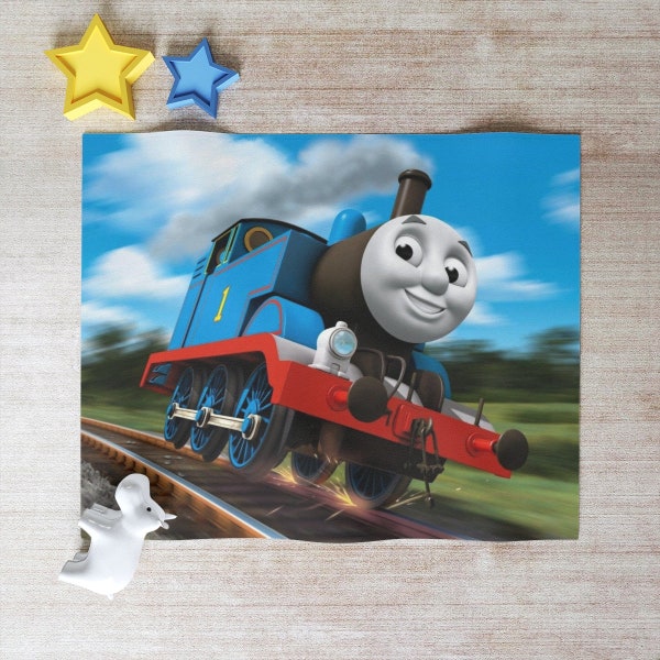 Thomas the Train Blanket Etsy