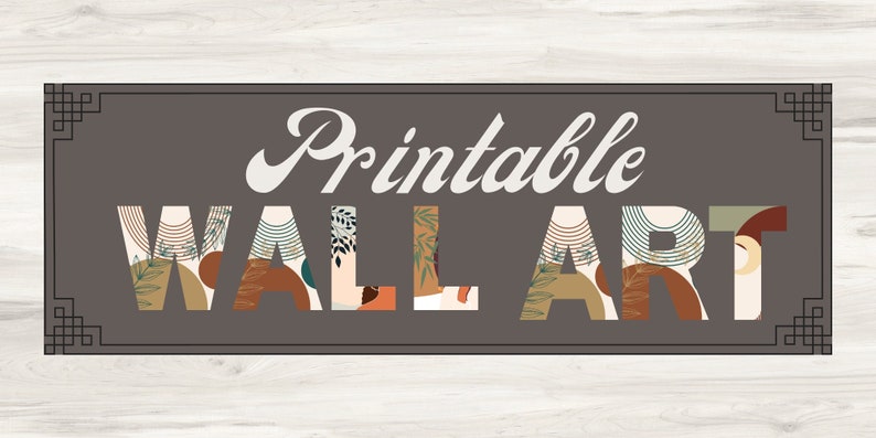 Printable Wall Art Modern Wall Art Designs Five Modern Designs Neutral ...