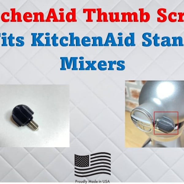 KitchenAid Thumb Screw for Stand Mixers (New)(Black)