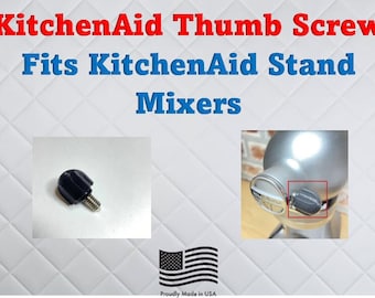 Tornillo de mariposa KitchenAid para batidoras de pedestal (nuevo) (negro)