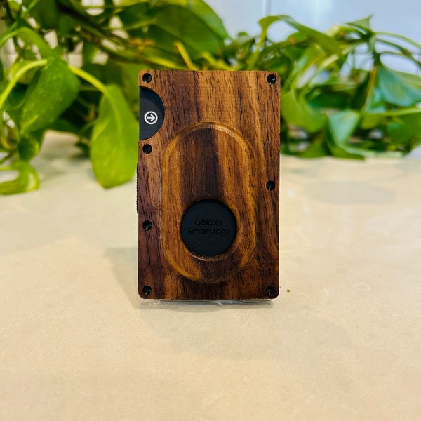 Ridge Wallet Smart Tag 2 Faceplate (Walnut Wood)