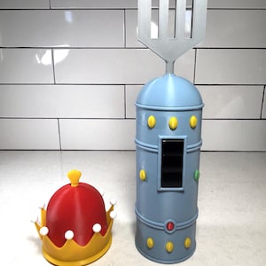 Łopatka inspirowana kultowym zestawem Undersea Fry Cook & King Neptune's Crown – repliki drukowane w 3D