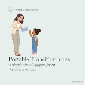 Portable Transition Icons: A simple visual support for on-the-go transitions