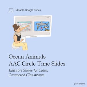 Animais Marinhos | Slides para Hora da Roda de Conversa com CAA | Apresentações Google editáveis com Core Boards