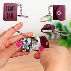 Custom Mini Photo Album Keychain