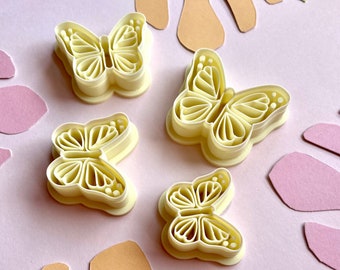 Butterfly Cutter For Polymer Clay, Polymer Clay Tools, Clay Cutter Set, Earrings Cutter, Polymer Clay Supplies, 3D Printed Cutter