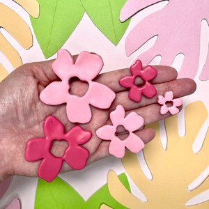 Pentaflower Flower Shape Cutter For Polymer Clay, Polymer Clay Tools, Clay Cutter Set, Earrings Cutter, Polymer Clay Supplies, 3D Printed image 6