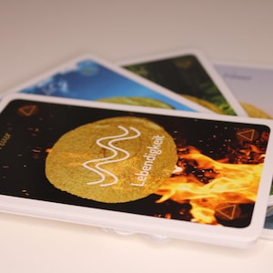 Kartenset "Elements" - Orakelkarten deutsch, Coachingkarten, Kartendeck, Geschenkidee, Inspiration, vier Elemente, besondere Orakelkarten
