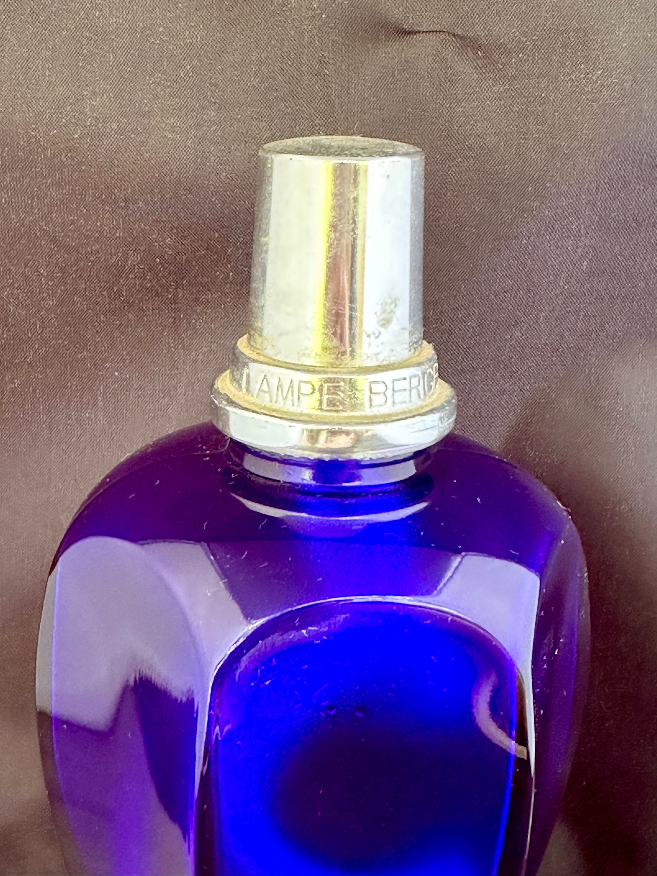 アンティーク ランプベルジェ フランス製 ブルー