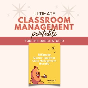 Ultimate Dance Teacher Classroom Management Bundle - Digital Download - Printable