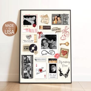 Personalized Valentine Gifts For Him, Custom Matchbox Art For Boyfriend, Anniversary Gift immagine 14