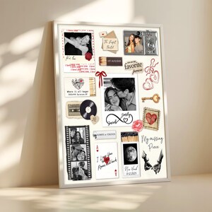 Personalized Valentine Gifts For Him, Custom Matchbox Art For Boyfriend, Anniversary Gift immagine 11