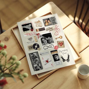 Personalized Valentine Gifts For Him, Custom Matchbox Art For Boyfriend, Anniversary Gift immagine 17