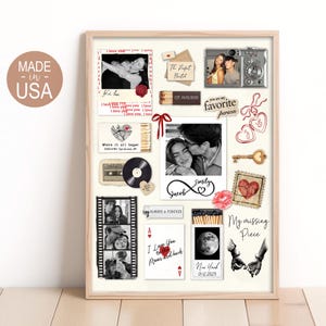 Personalized Valentine Gifts For Him, Custom Matchbox Art For Boyfriend, Anniversary Gift immagine 8
