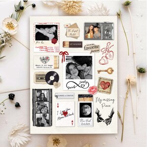 Personalized Valentine Gifts For Him, Custom Matchbox Art For Boyfriend, Anniversary Gift immagine 3