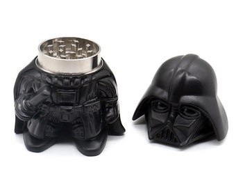 Darth Vader Grinder Metal 3 Pieces Herb Tobacco Crusher 50mm Star Wars