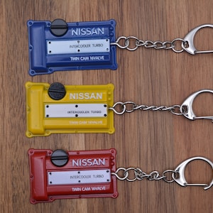 Nissan Engine Cover Keychain