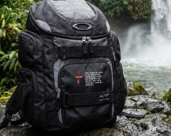 Christian Backpack Isaiah 6:8, Enduro 2.0 30L, Tactical Outdoor Hiking Pack, Laptop Bag