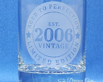 2006/18 - Engraved Dimple Spirit Glass #2