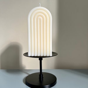 Arch Pillar Candle | Rainbow Candle | Scented Pillar Candle | Coffee Table Candle