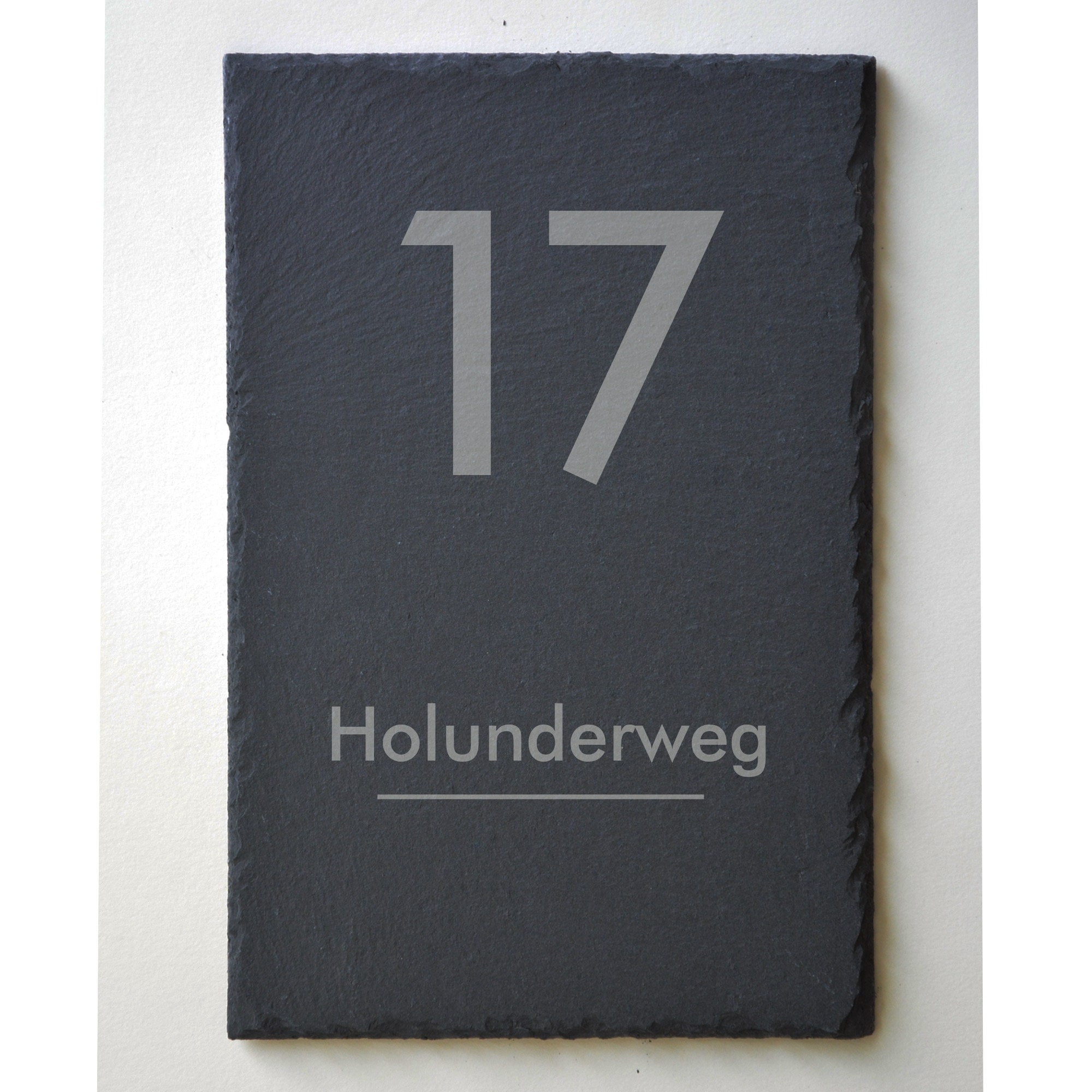 Numero Civico In Pietra Lavica Ceramizzata Cm.13x17 - Foto 12