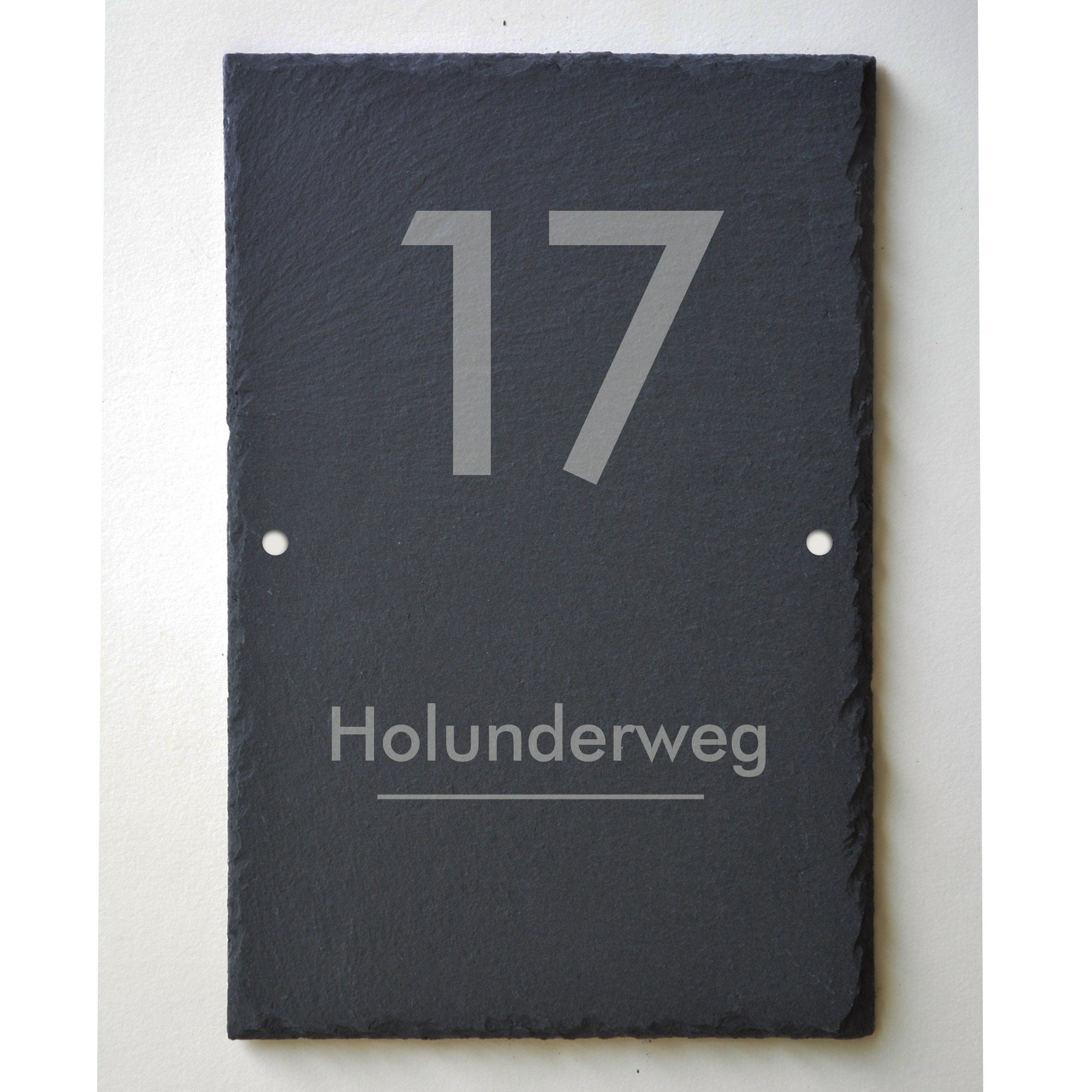 Tavoletta In Ardesia Con Incisione Personalizzabile Con Nomi, Targa Da - Foto 3