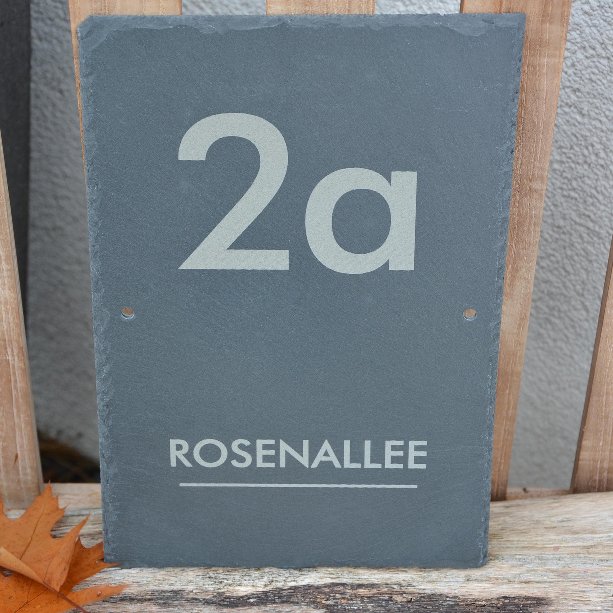 Tavoletta In Ardesia Con Incisione Personalizzabile Con Nomi, Targa Da - Foto 14