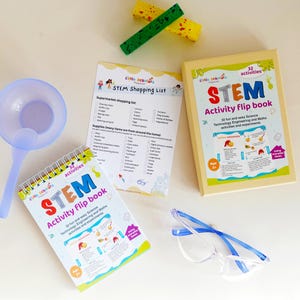 Kids Activity Box, Science Experiments, 32 STEM Activities & Experiments, Teaching Resource, Science, Technology, Engineering, Maths, Coding