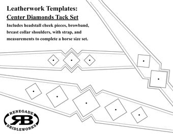 Template: Center Diamonds Tack Set