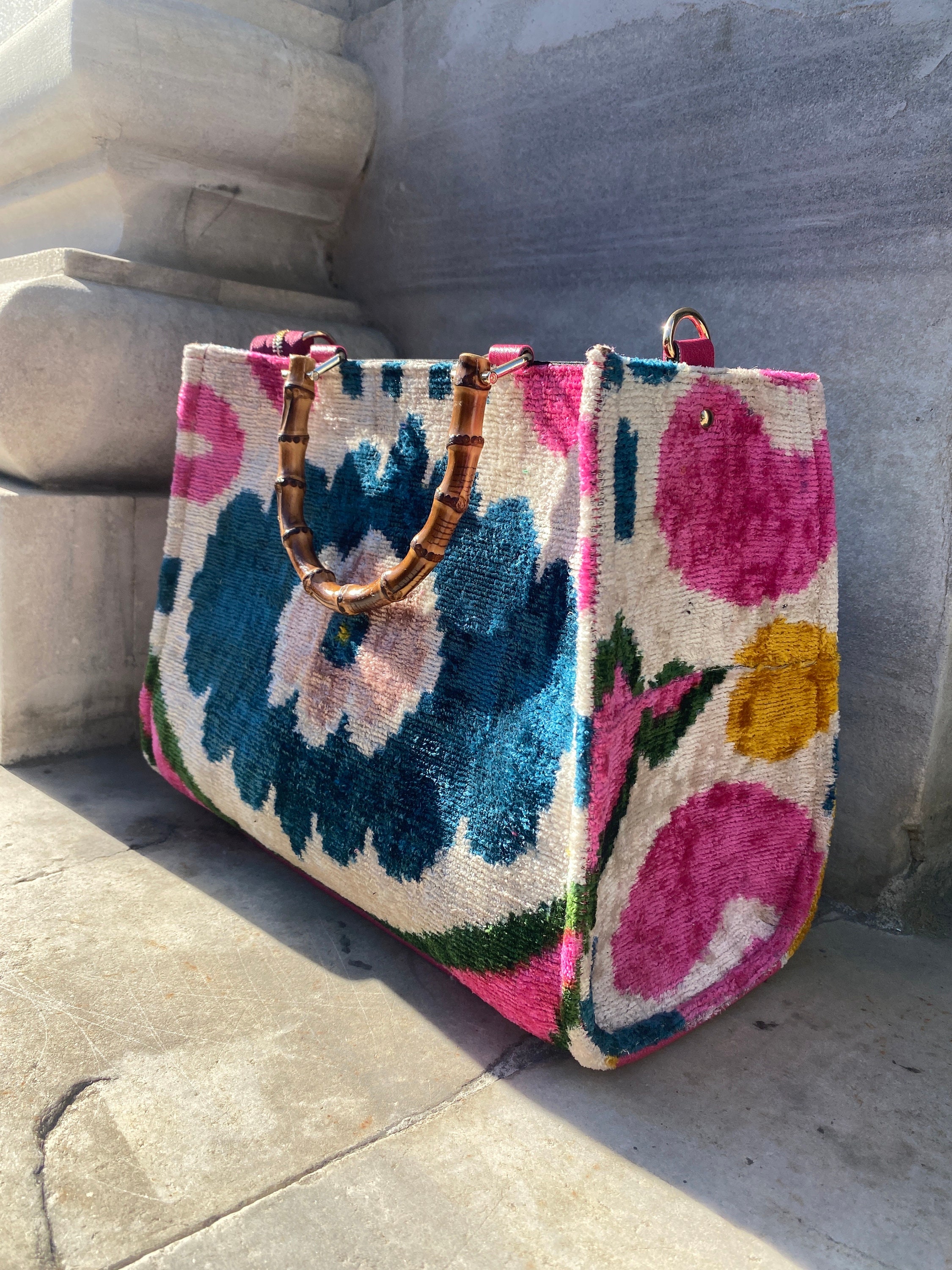 Velvet Carpet Bag UK