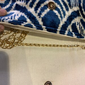 The Limited Edition Classic Ikat Clutch, Silk Velvet Handbag, Ikat Silk ...