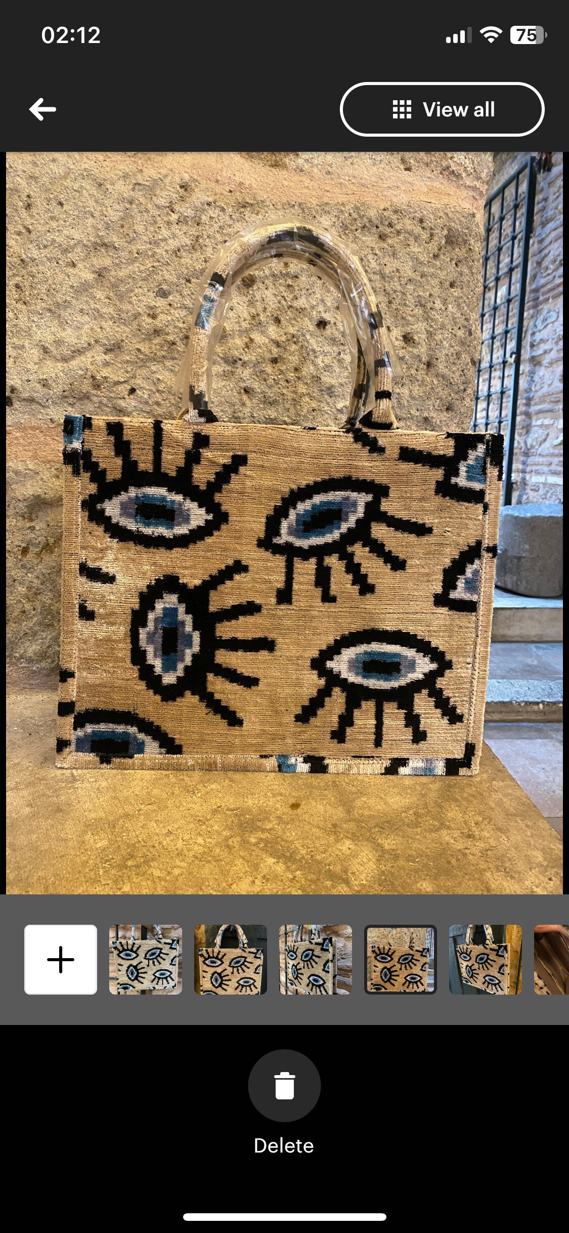 Evil Ikat Tote - Etsy