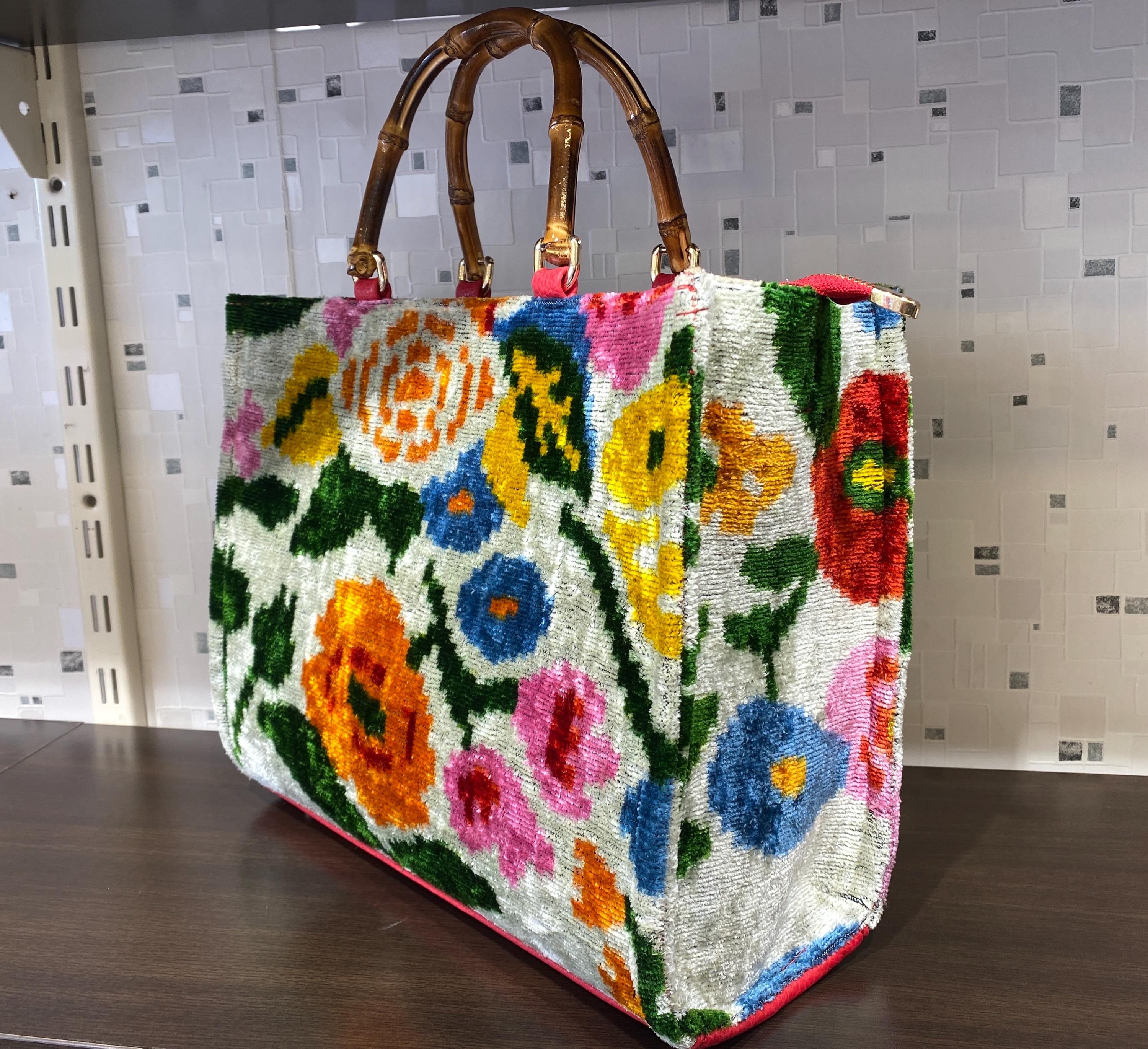 Silk Tote Bag - Etsy