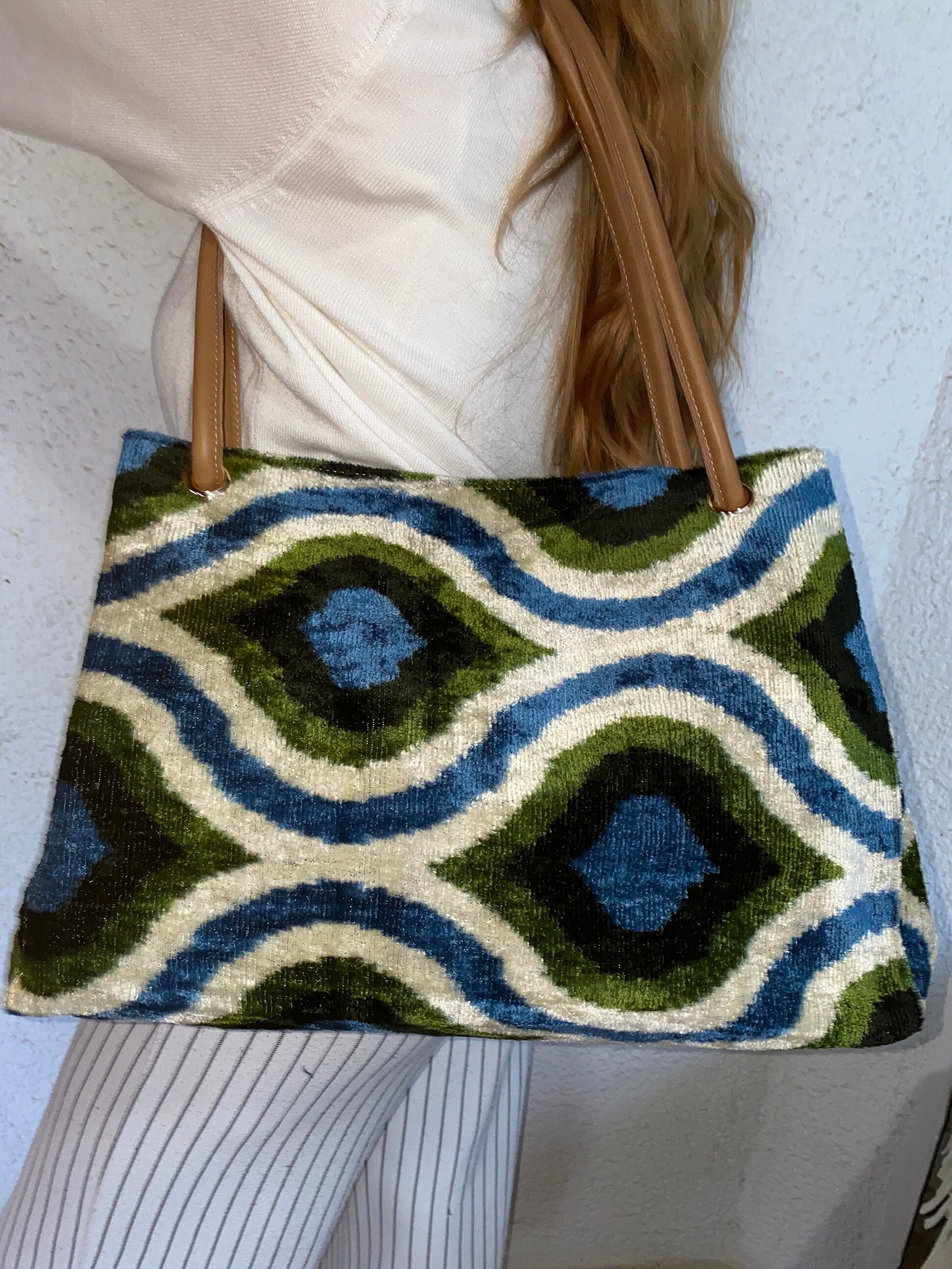 目モチーフ☆【ALDO】Matimatix 編みカゴバッグ 邪眼 evil eye Evil Ikat Tote - Etsy