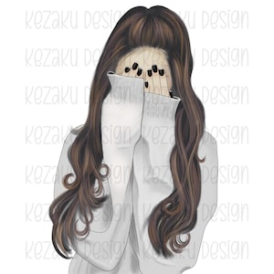 Sublimation Design, Girl Png, Fashion Girl Sublimation, Girl Design, Women Clipart, Girl Sublimation, Girl Illustration, Girl Clipart Design
