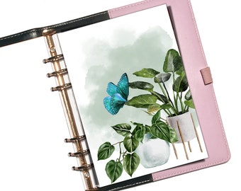 Dashboard del pianificatore, Dashboard del pianificatore stampabile, Dashboard delle piante, Planner A5, Planner, Planner del dashboard verde, Planner tascabile, Dashboard