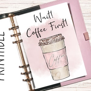 Planner Dashboard, Printable Planner Dashboard, Coffee Dashboard, A5 planner, Planner, Coffee Dashboard Planner, Pocket Planner, Dashboard