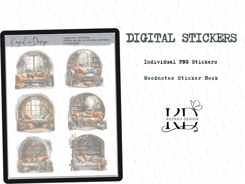 Sofa Sticker Digital Brown Window Stickers, Brown Sofa Stickers, Furniture Sofa ...
