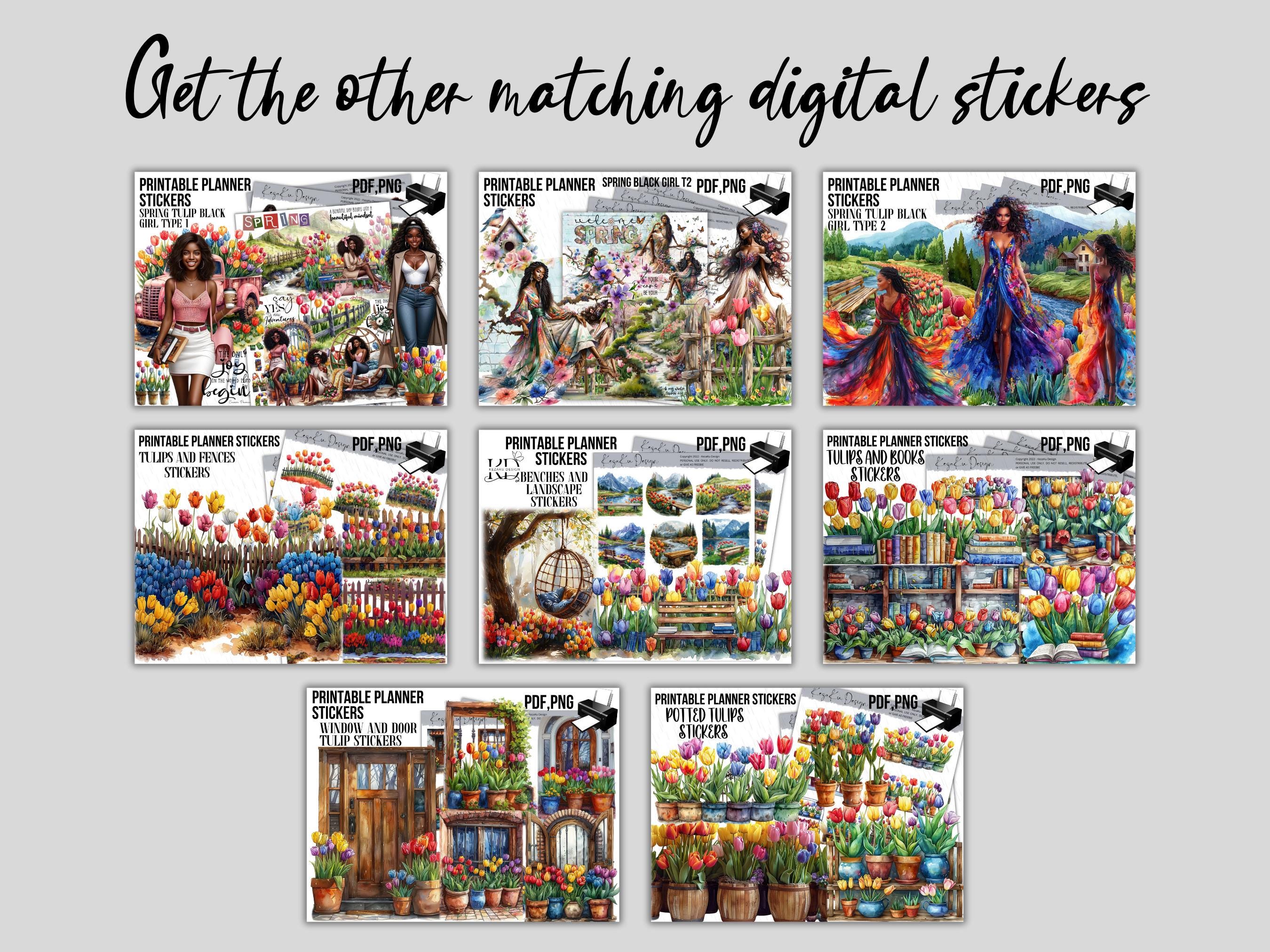 PRINTABLE Benches and Landscape Stickers, Beautiful Benches and ...