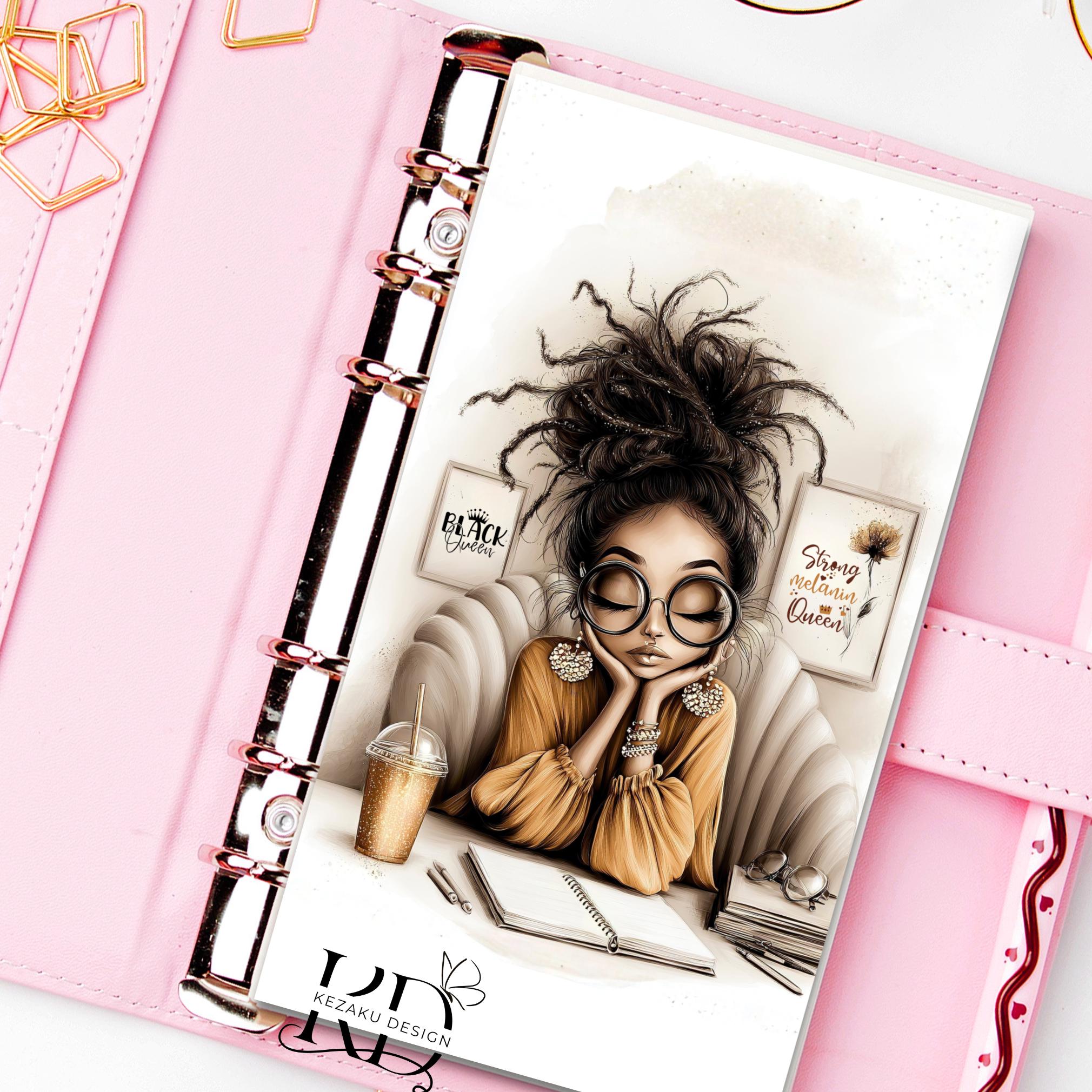 Black Queen Planner Divider Printable, Melanin Queen Planner Dashboard ...
