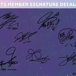 J Hope Signature - Etsy