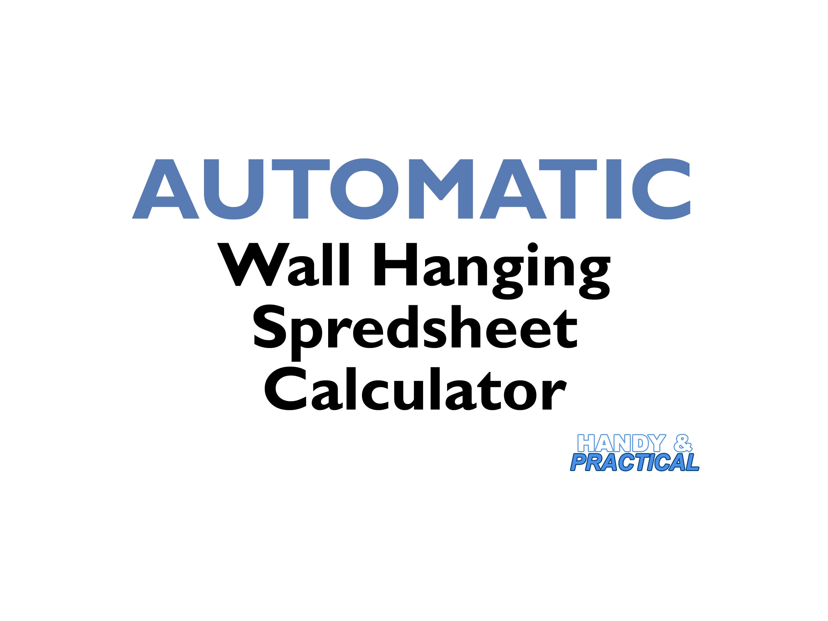 Picture Frame Hanging Calculator Spreadsheet Tool Etsy