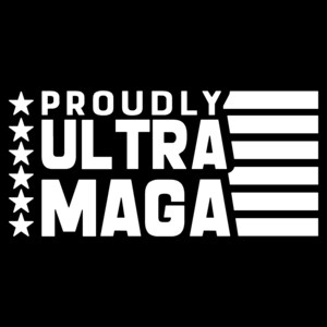 Proudly Ultra MAGA Stars Decal - Etsy