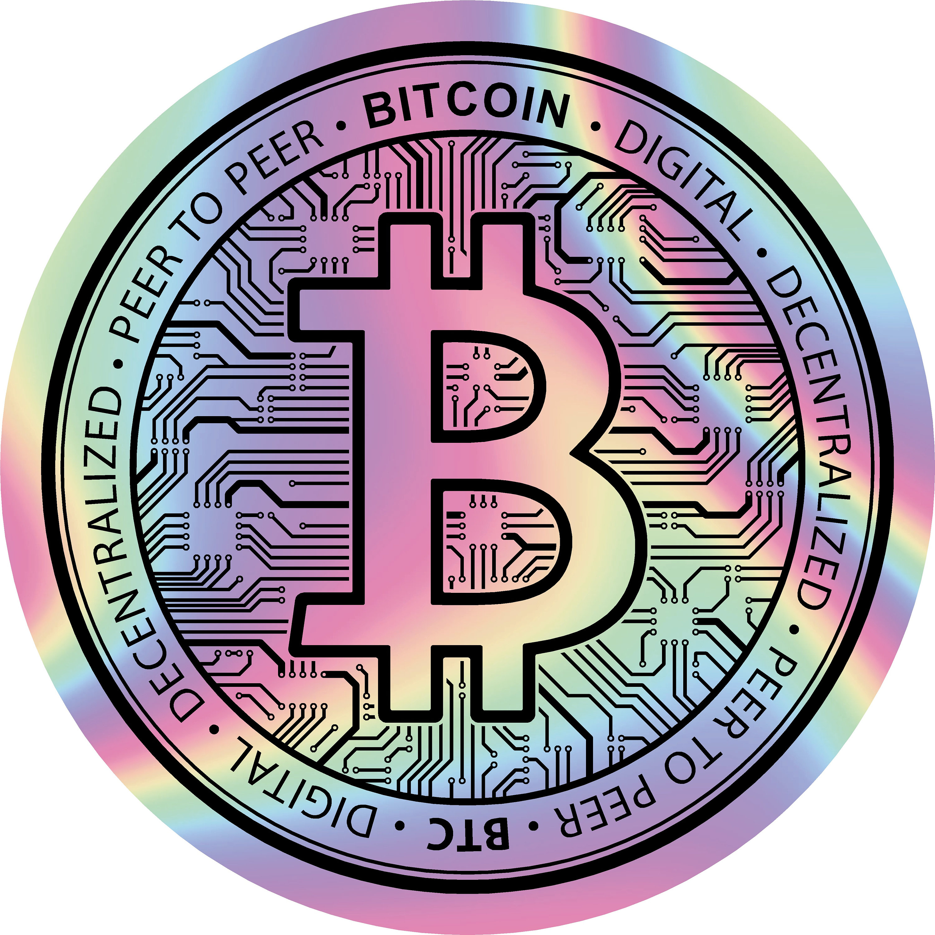 Bitcoin Rainbow - Etsy