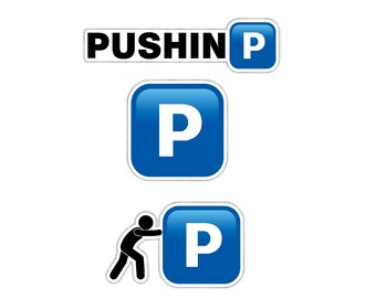 Pushin P Decal Set - 3 Different Designs